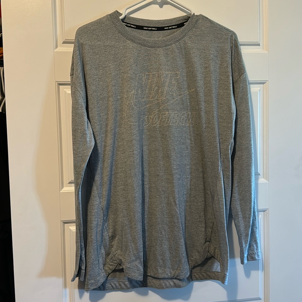 Nike softball Dri fit long sleeve shirt size L